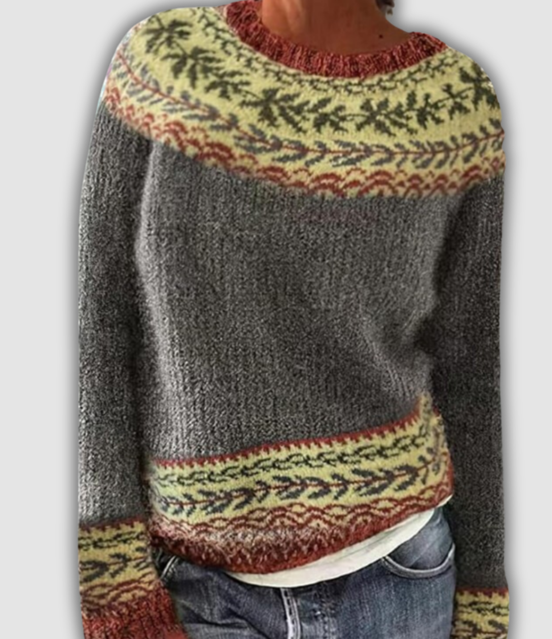 Anouk™ | Gemütlicher Retro Pullover