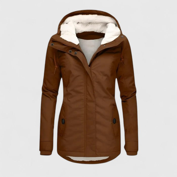 Seravia™ | Wasserdichte Winterjacke mit Kapuze