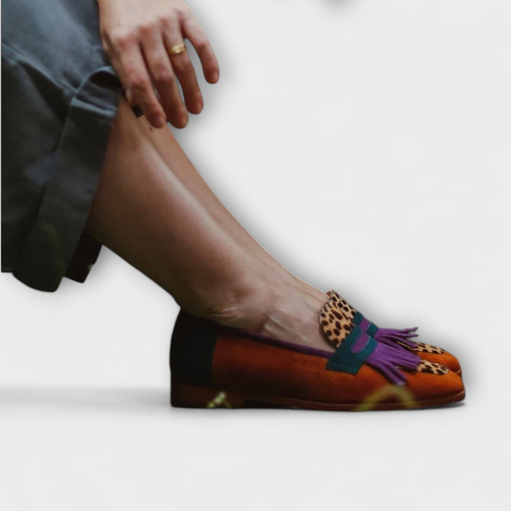 Greta™ | Elegante Mokassins aus Kunst-Wildleder
