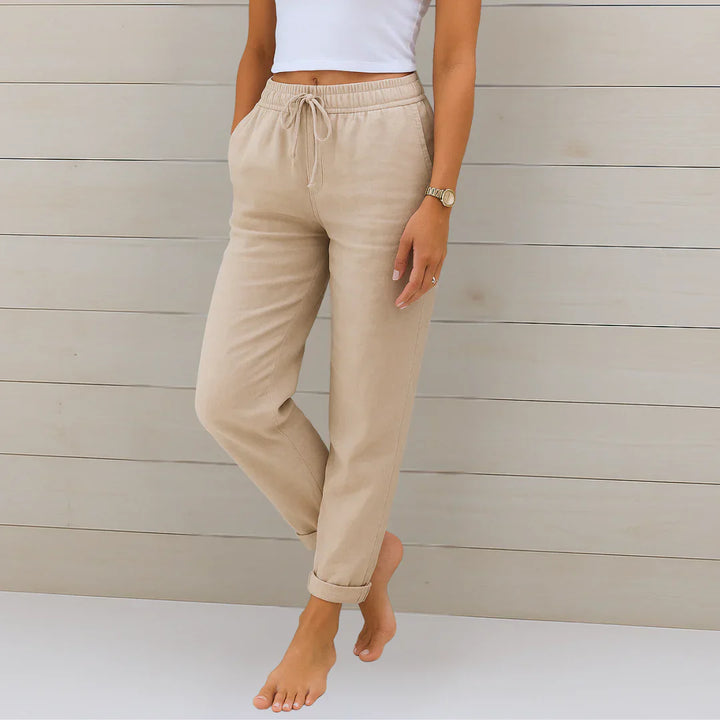 Ellaine™ | Leinen-Stretchhose