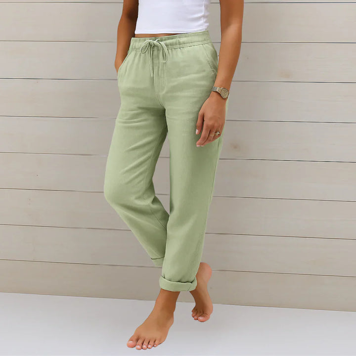 Ellaine™ | Leinen-Stretchhose