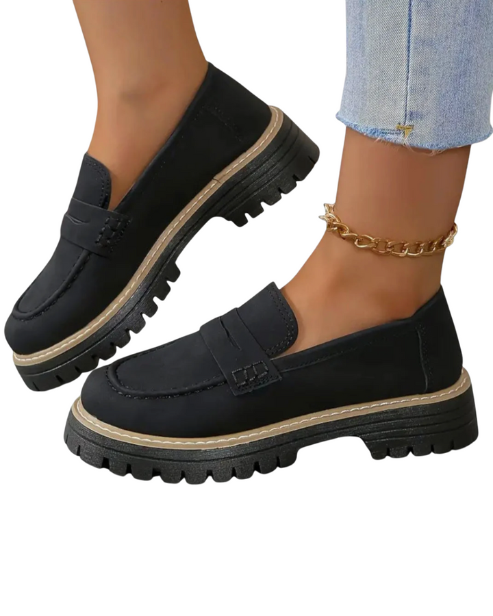 Alisa™ | Damen Loafers aus Wildleder