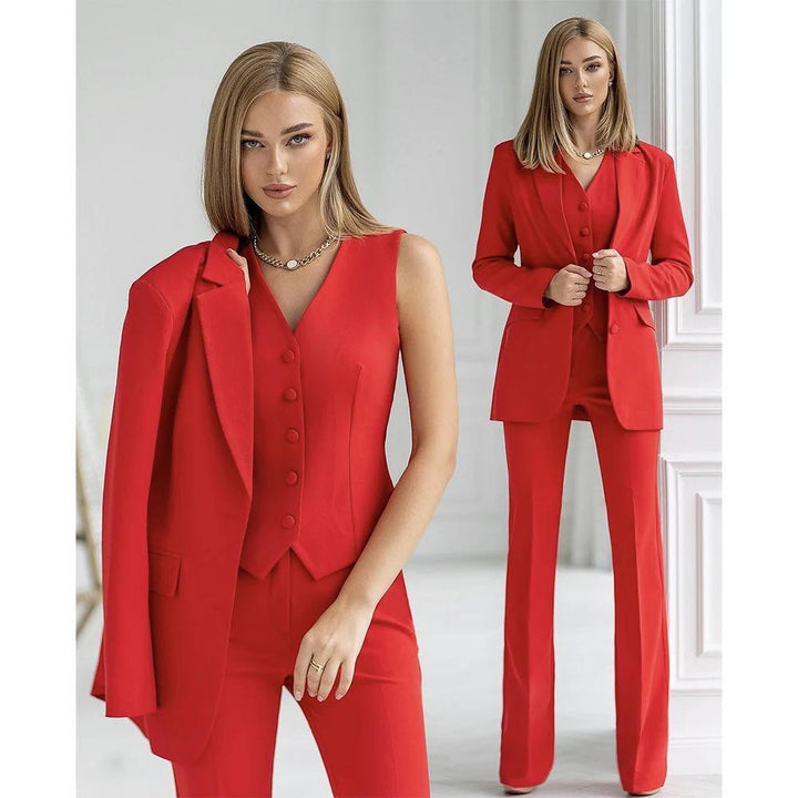 Selina™ | Eleganter 3-teiliger Hosenanzug