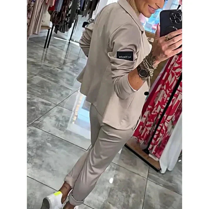 Friederike™ | Zweiteiliges Set mit Blazer und Joggern