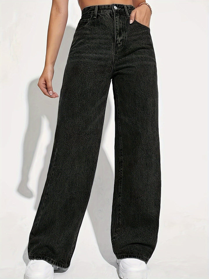 Isolde™ | High-Waist Wide-Leg Jeans