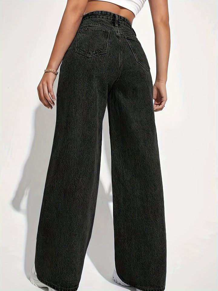 Isolde™ | High-Waist Wide-Leg Jeans