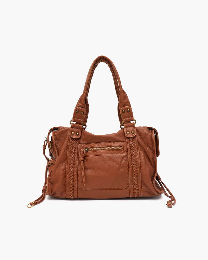 Arabell™ | Schwarze Damen Schultertasche
