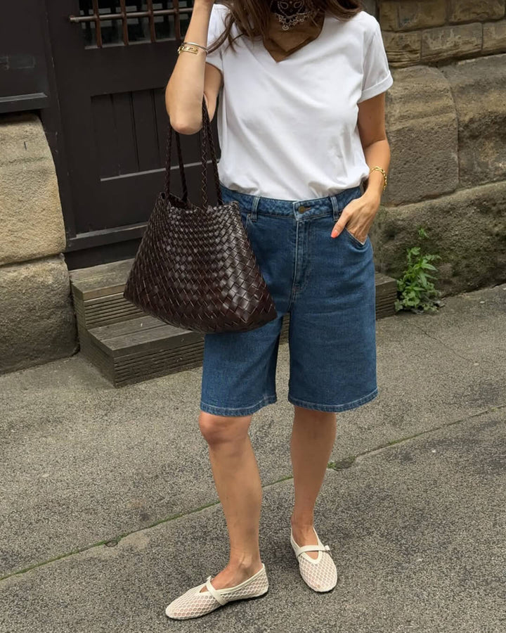 Madeleine™ | Geflochtene Tasche Mittel