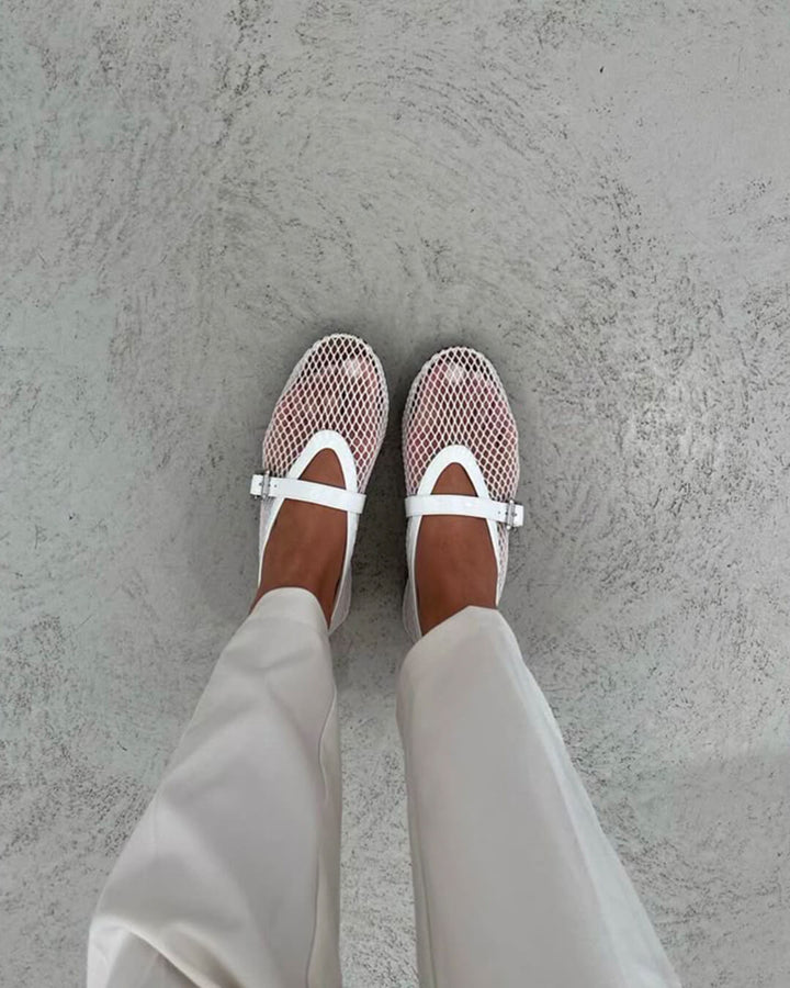 Margaux™ | Mesh Ballerinas