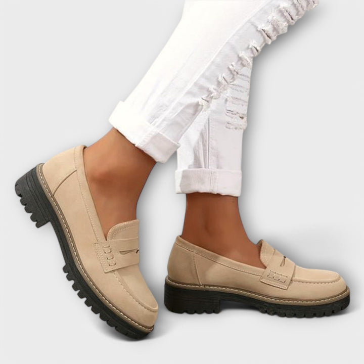 Alisa™ | Damen Loafers aus Wildleder