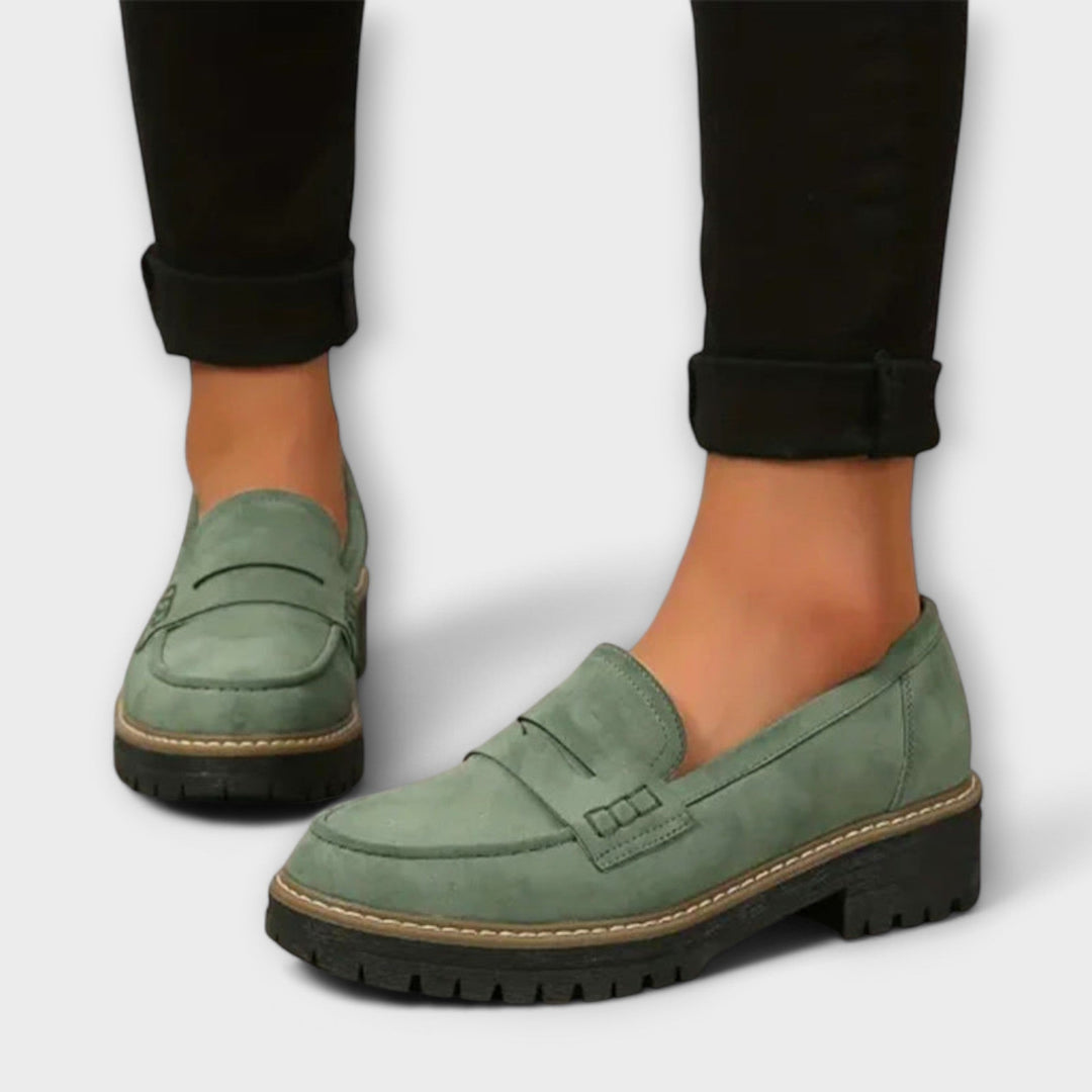 Alisa™ | Damen Loafers aus Wildleder
