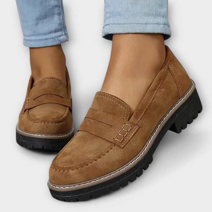 Alisa™ | Damen Loafers aus Wildleder