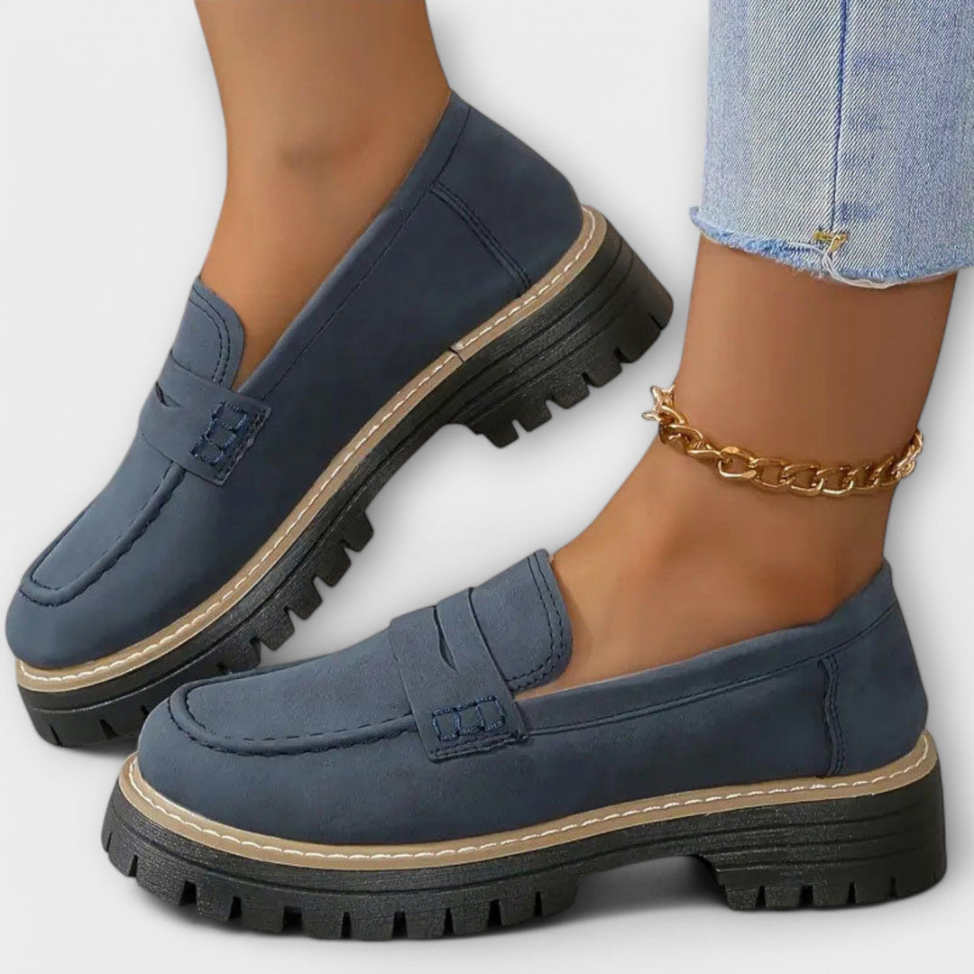 Alisa™ | Damen Loafers aus Wildleder