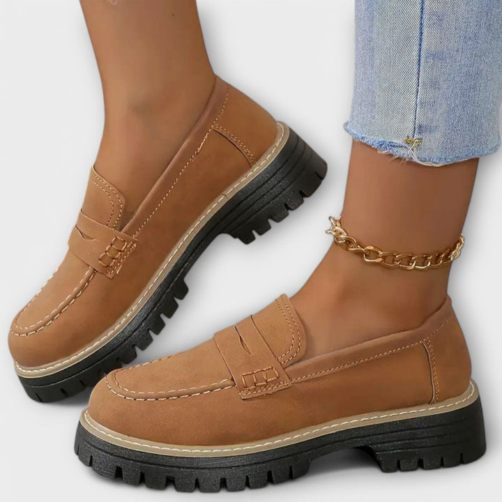 Alisa™ | Damen Loafers aus Wildleder